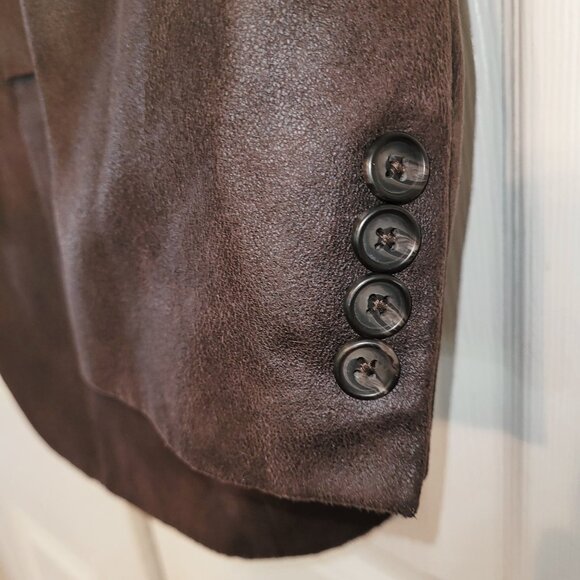 Lauren Ralph Lauren Faux Suede Sport Coat Blazer 46L - Picture 4 of 9